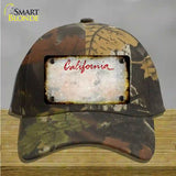 California Rusty Blank Novelty License Plate Hat Cotton / Camoflauge