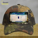 Minnesota Rusty Blank Novelty License Plate Hat Camo Cotton