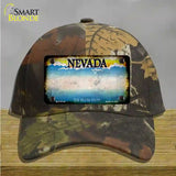 Nevada Rusty Blank Novelty License Plate Hat Cotton / Camoflauge