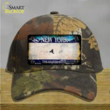 New York Rusty Blank Novelty License Plate Hat Cotton / Camoflauge