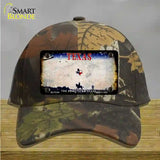 Texas Rusty Blank Novelty License Plate Hat Cotton / Camoflauge