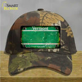 Vermont Rusty Blank Novelty License Plate Hat Cotton / Camoflauge