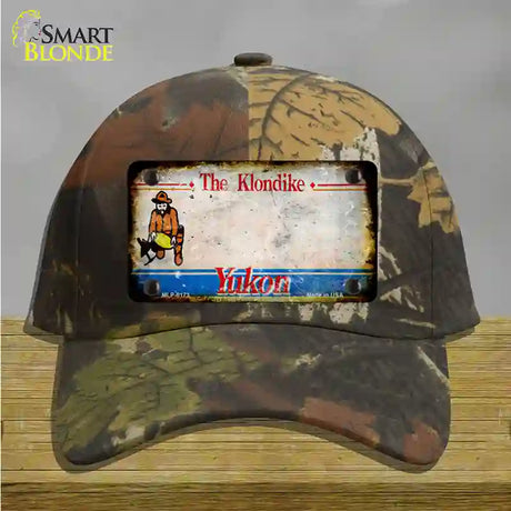 Yukon Rusty Blank Novelty License Plate Hat Cotton / Camoflauge