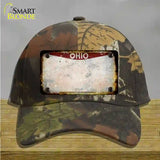 Ohio Rusty Blank Novelty License Plate Hat Cotton / Camoflauge