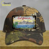 California Lake Tahoe Rusty Blank Novelty License Plate Hat Cotton / Camoflauge