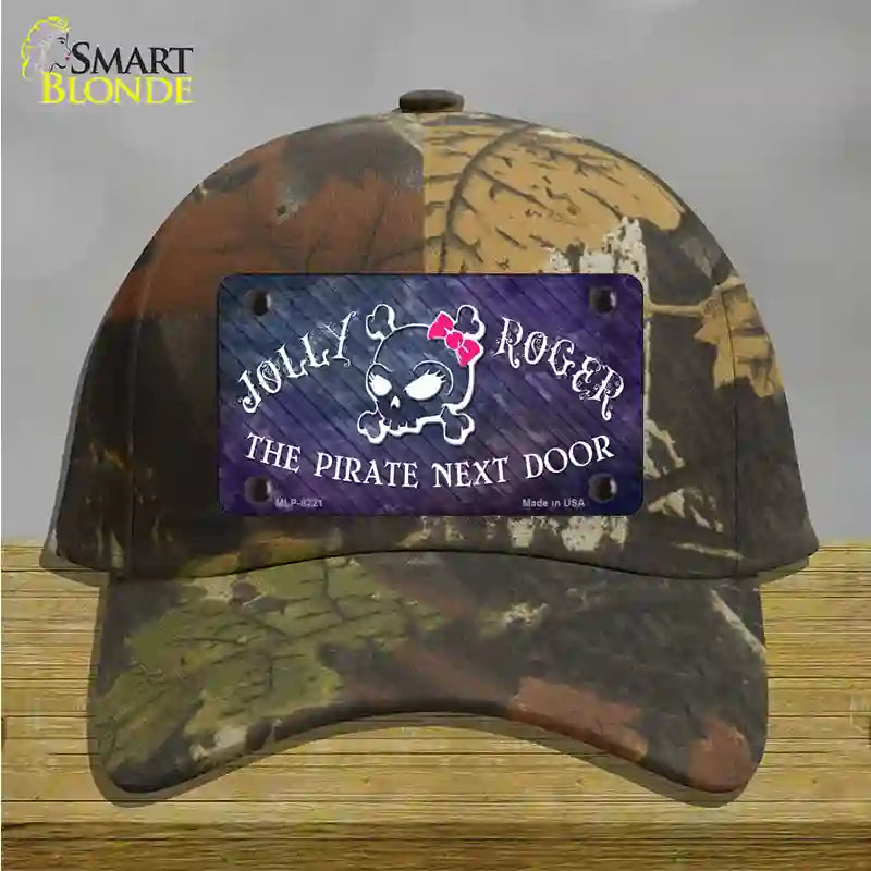 The Pirate Next Door Novelty License Plate Hat Cotton / Camoflauge