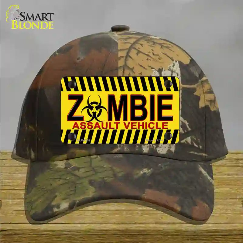 Zombie Assault Vehicle Novelty License Plate Hat Cotton / Camoflauge