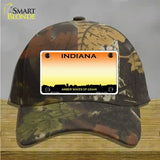 Indiana Amber Blank Novelty License Plate Hat Cotton / Camoflauge