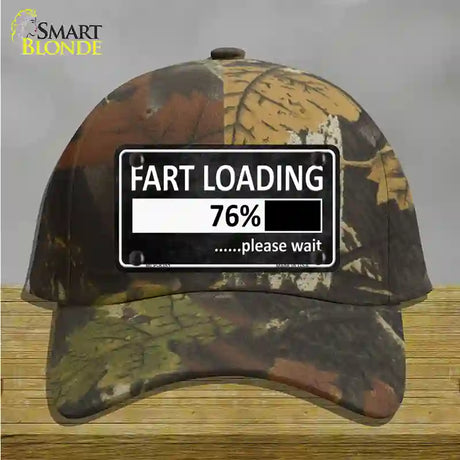 Fart Loading Novelty License Plate Hat Cotton / Camoflauge