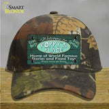 Poppys Place Novelty License Plate Hat Cotton / Camoflauge