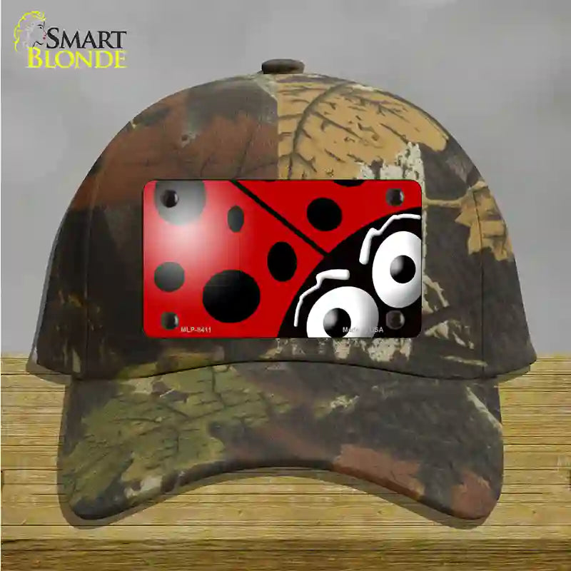 Lady Bug Novelty License Plate Hat Cotton / Camoflauge