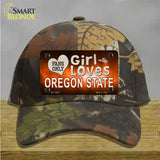 This Girl Loves Oregon State Novelty License Plate Hat Cotton / Camoflauge