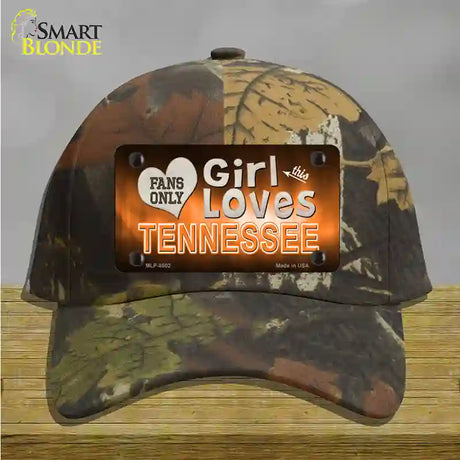 This Girl Loves Tennessee Novelty License Plate Hat Cotton / Camoflauge