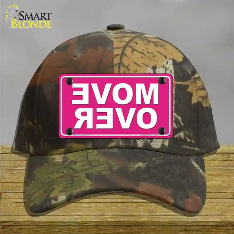 Move Over Pink Novelty License Plate Hat Cotton / Camoflauge