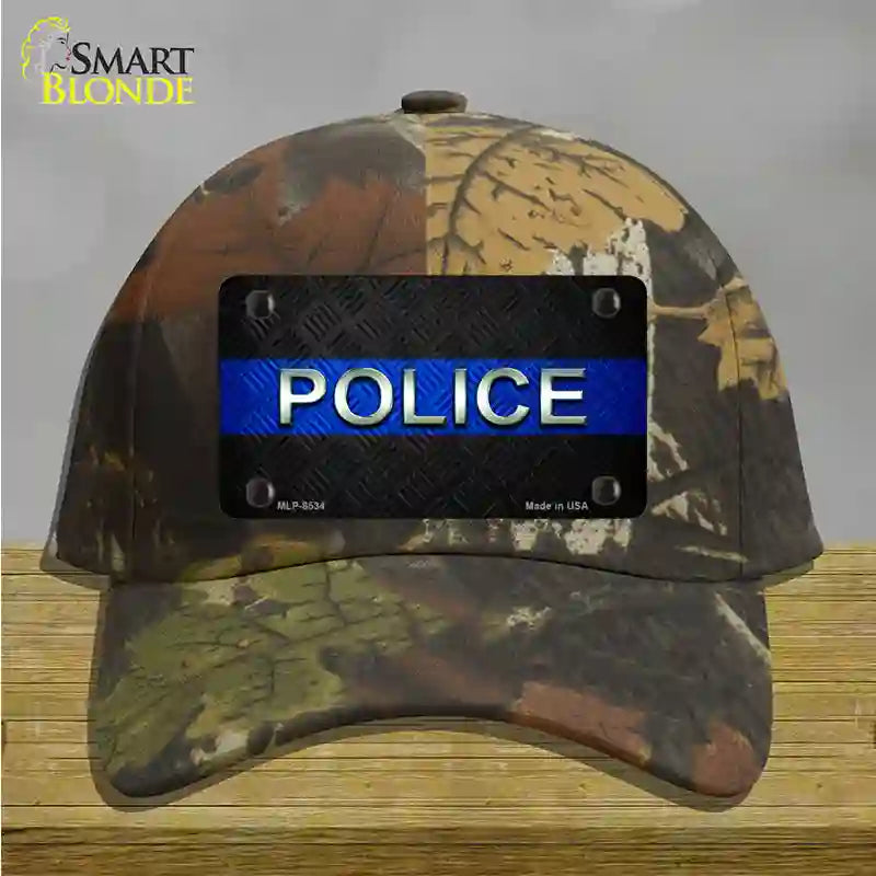 Police Thin Blue Line Novelty License Plate Hat Cotton / Camoflauge