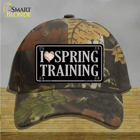 I Love Spring Training Novelty License Plate Hat Cotton / Camoflauge