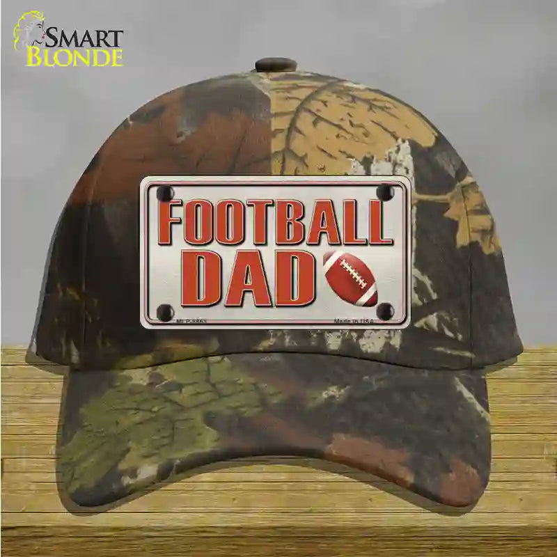 Football Dad Novelty License Plate Hat Cotton / Camoflauge