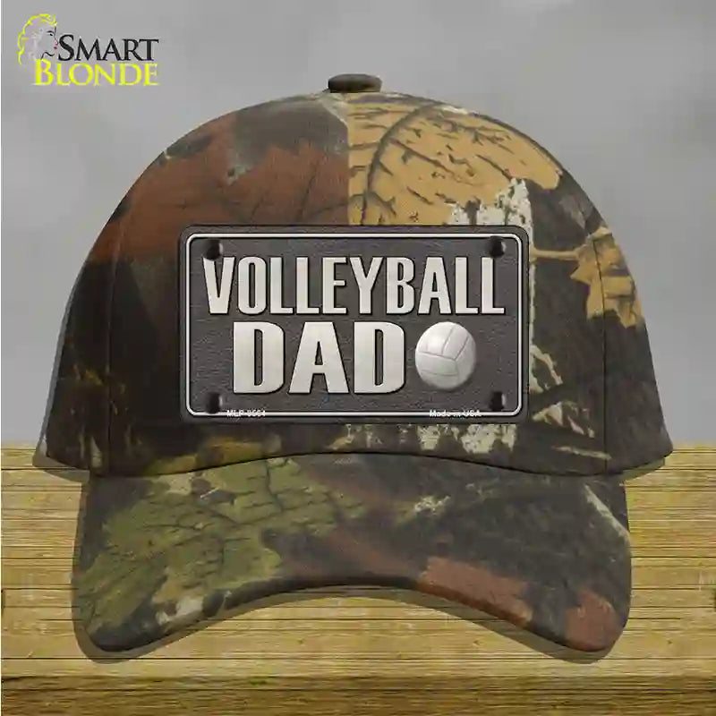 Volleyball Dad Novelty License Plate Hat Cotton / Camoflauge