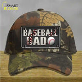 Baseball Dad Novelty License Plate Hat Cotton / Camoflauge