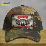 Get Your Kicks Novelty License Plate Hat Cotton / Camoflauge