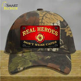 Real Heroes Red Novelty License Plate Hat Cotton / Camoflauge