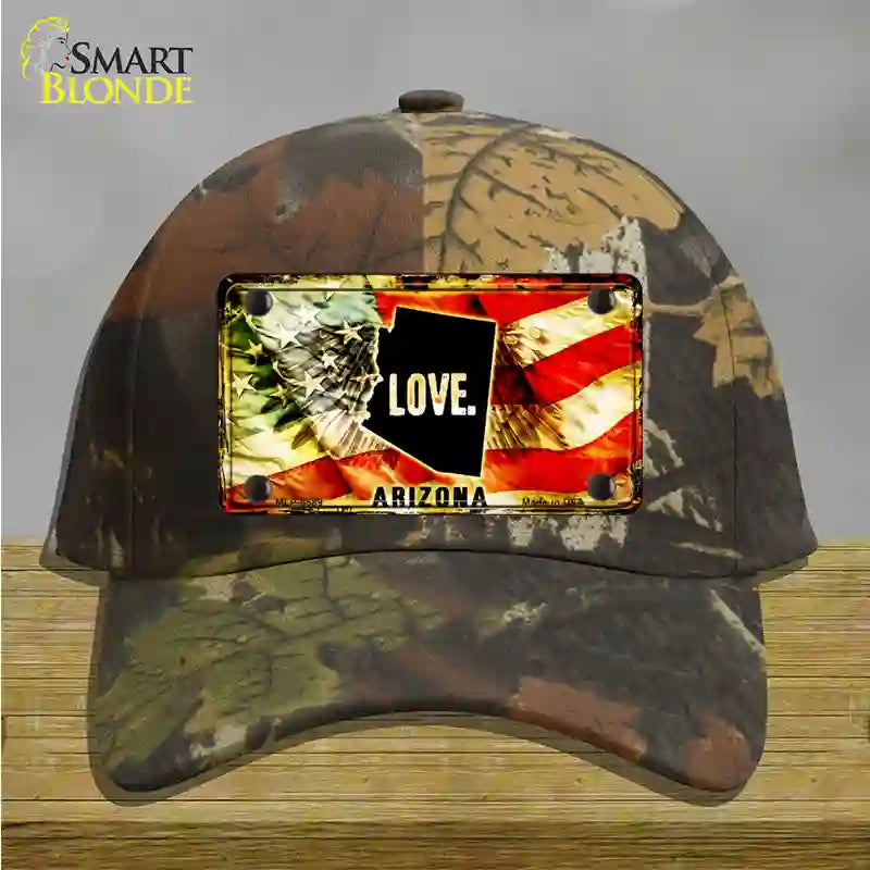 Arizona Love Novelty License Plate Hat Cotton / Camoflauge