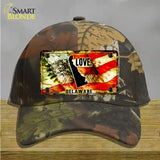 Delaware Love Novelty License Plate Hat Cotton / Camoflauge