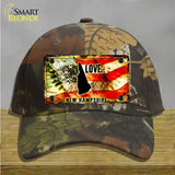 New Hampshire Love Novelty License Plate Hat Cotton / Camoflauge