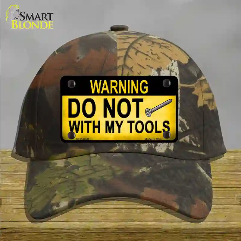 Do Not Screw Novelty License Plate Hat Cotton / Camoflauge