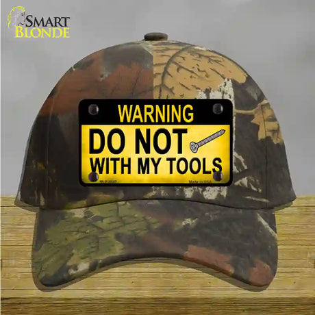 Do Not Screw Novelty License Plate Hat Cotton / Camoflauge