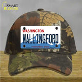 Washington Wallingford Novelty License Plate Hat Cotton / Camoflauge