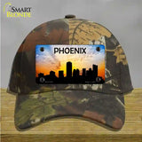 Phoenix Silhouette Novelty License Plate Hat Cotton / Camoflauge