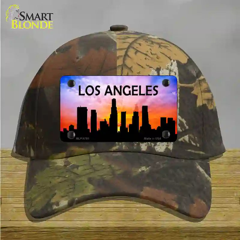 Los Angeles Silhouette Novelty License Plate Hat Cotton / Camoflauge