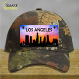 Los Angeles Silhouette Novelty License Plate Hat Cotton / Camoflauge