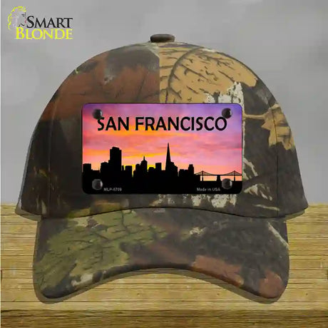 San Francisco Silhouette Novelty License Plate Hat Cotton / Camoflauge