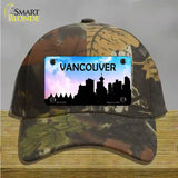 Vancouver Silhouette Novelty License Plate Hat Cotton / Camoflauge