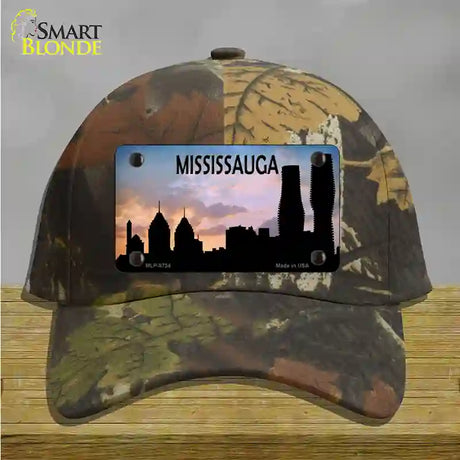 Mississauga Silhouette Novelty License Plate Hat Cotton / Camoflauge