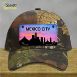 Mexico City Silhouette Novelty License Plate Hat Cotton / Camoflauge