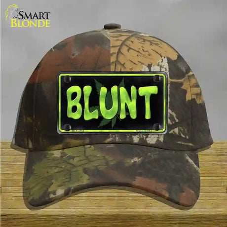 Blunt Novelty License Plate Hat Cotton / Camoflauge