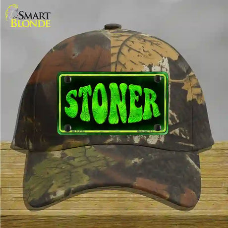 Stoner Novelty License Plate Hat Cotton / Camoflauge