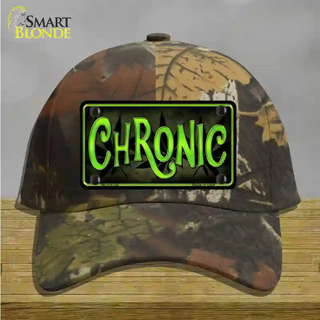 Chronic Novelty License Plate Hat Cotton / Camoflauge