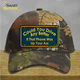 Could You Drive Novelty License Plate Hat Cotton / Camoflauge