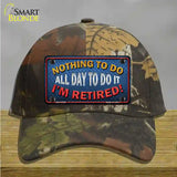 Nothing To Do Novelty License Plate Hat Cotton / Camoflauge