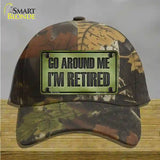 Go Around Me Novelty License Plate Hat Cotton / Camoflauge