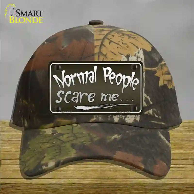 Normal People Novelty License Plate Hat Cotton / Camoflauge