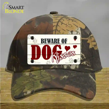 Beware of Dogs Novelty License Plate Hat Cotton / Camoflauge