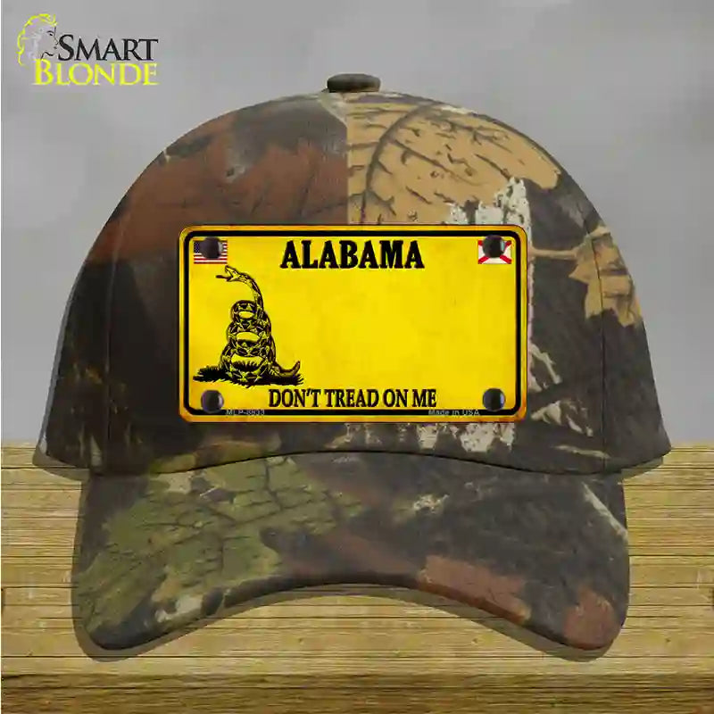 Alabama Dont Tread On Me Novelty License Plate Hat Camo Cotton