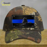 Alaska Thin Blue Line Novelty License Plate Hat Cotton / Camoflauge