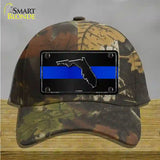 Florida Thin Blue Line Novelty License Plate Hat Cotton / Camoflauge