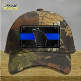 Georgia Thin Blue Line Novelty License Plate Hat Cotton / Camoflauge